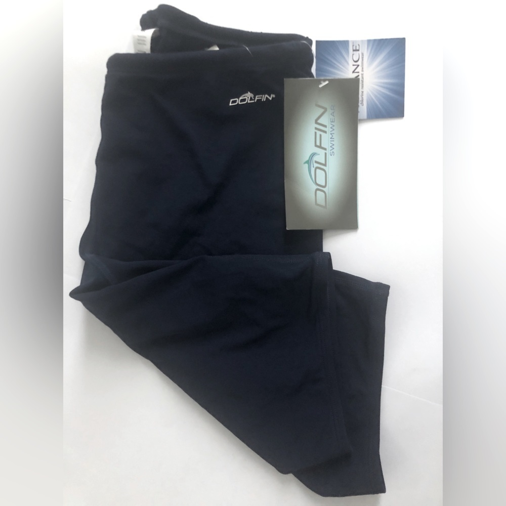 DOLFIN Swimwear Jammer Navy Trunks NWT Men’s Size 34 - Picture 2 of 5